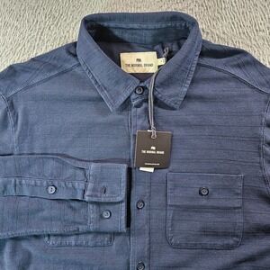 The Normal Brand Navy Casual Button Down Shirt